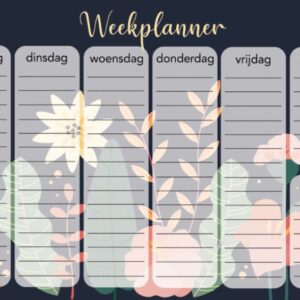 Weekplanner | Flower 2.0