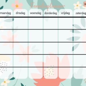 Familieplanner | Bloem