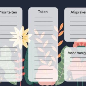 Dagplanner | Flower 2.0