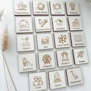 Weekplanner hout | extra uitjes
