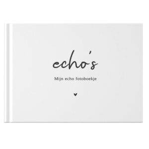 Echoboekje | zwart wit