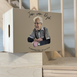 Memorybox dierbare portretfoto