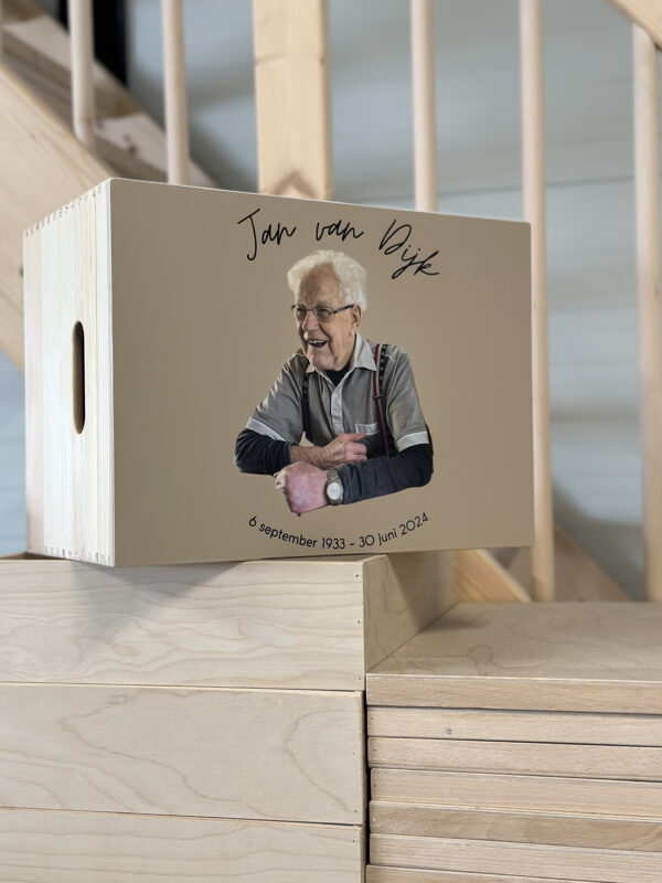 Memorybox dierbare portretfoto