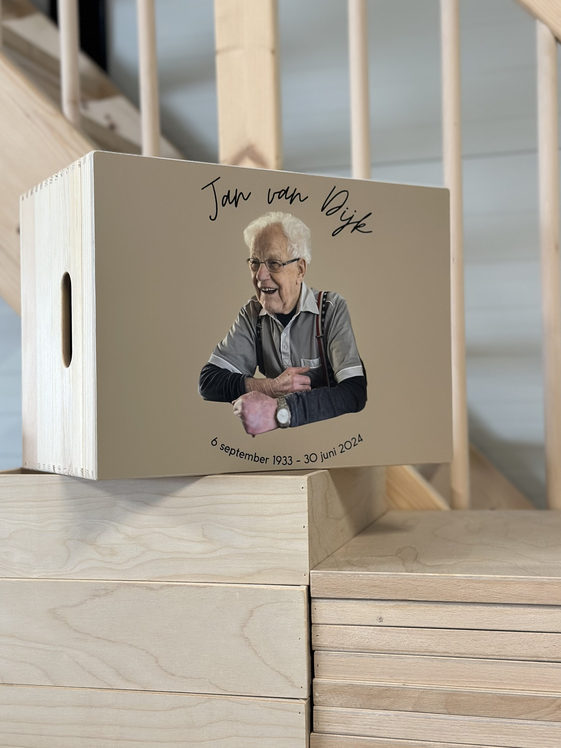 Jan Memorybox dierbare portretfoto