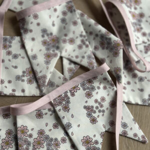 DIY knutselpakket vlaggenlijn maken van stof voor kinderen